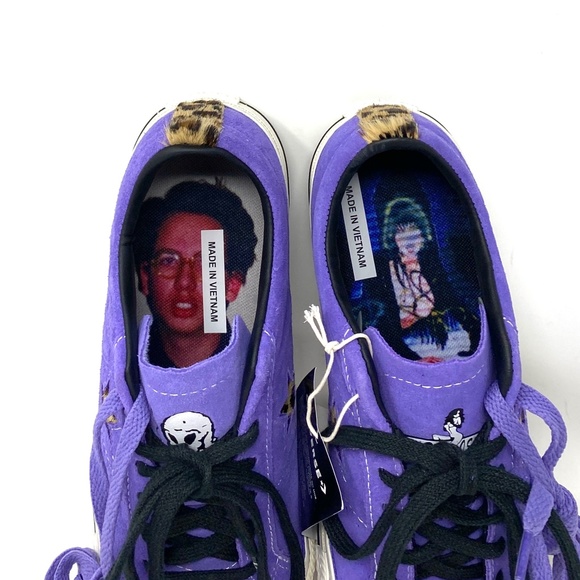 Converse One Star Pro Sean Pablo Suede Low Skate Shoes Lilac Men's Size A04371C - Picture 7 of 11